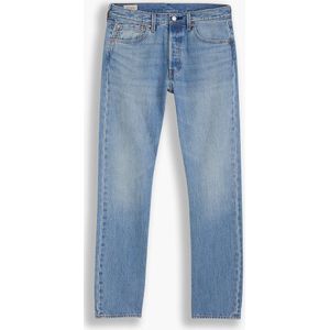 Rechte jeans 501® LEVI'S. Katoen materiaal. Maten Maat 36 (US) - Lengte 36. Blauw kleur