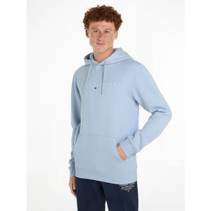 Rechte hoodie linear logo TOMMY JEANS. Katoen materiaal. Maten 3XL. Blauw kleur