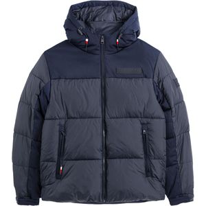 Jasje met kap new york TOMMY HILFIGER. Polyamide materiaal. Maten S. Blauw kleur