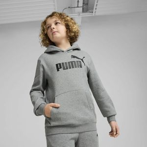 Hoodie in molton PUMA. Molton materiaal. Maten 10 jaar - 138 cm. Grijs kleur