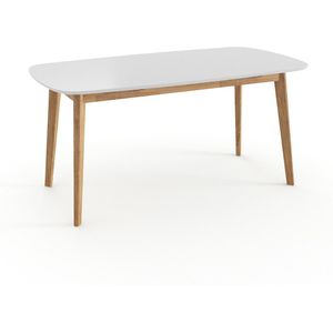 Tafel, 6 personen, Jimi LA REDOUTE INTERIEURS. Hout materiaal. Maten 6 personen. Wit kleur