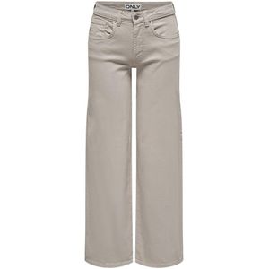 Wijde broek ONLY TALL. Katoen materiaal. Maten W30 L36 (US). Kastanje kleur