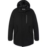 Parka met kap M 532 SCHOTT. Polyester materiaal. Maten L. Zwart kleur