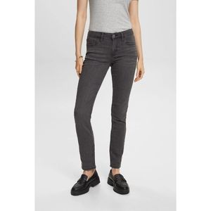 Slim jeans, standaard taille ESPRIT. Denim materiaal. Maten Maat 25 (US) - Lengte 32. Grijs kleur