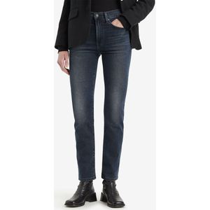 Jeans 724 High Rise Straight LEVI'S. Denim materiaal. Maten Maat 25 (US) - Lengte 30. Blauw kleur