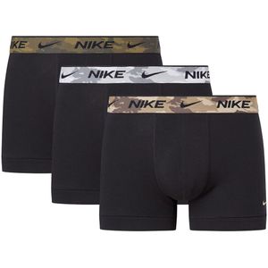 Set van 3 effen boxershorts Signature NIKE. Katoen materiaal. Maten XL. Zwart kleur