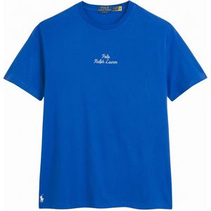 Recht T-shirt met logo POLO RALPH LAUREN. Katoen materiaal. Maten S. Blauw kleur