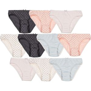 Set van 10 bedrukte slips LA REDOUTE COLLECTIONS. Katoen materiaal. Maten 2/3 jaar - 86/94 cm. Multicolor kleur