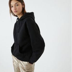 Hoodie LA REDOUTE COLLECTIONS. Polyester materiaal. Maten L. Zwart kleur