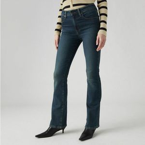 Jeans 725 Bootcut, hoge taille LEVI'S. Denim materiaal. Maten Maat 30 (US) - Lengte 32. Blauw kleur