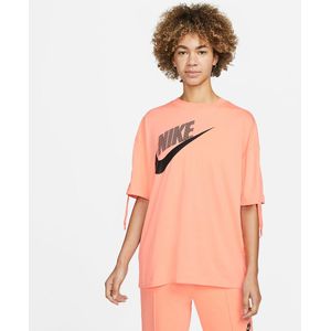 Sport T-shirt met korte mouwen NIKE. Katoen materiaal. Maten XS. Oranje kleur