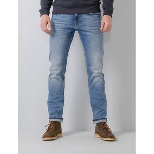 Rechte jeans stretch Russel PETROL INDUSTRIES. Katoen materiaal. Maten Maat 29 (US) - Lengte 34. Blauw kleur