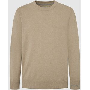 Trui met ronde hals PEPE JEANS. Katoen materiaal. Maten XL. Beige kleur