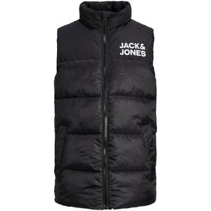 Bodywarmer JACK & JONES JUNIOR. Polyester materiaal. Maten 16 jaar - 174 cm. Zwart kleur