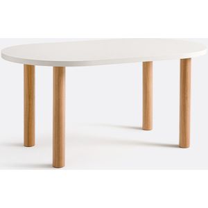 Set van 4 tafelpoten, gefineerd, Alzar LA REDOUTE INTERIEURS. Hout, medium (MDF) materiaal. Maten 6 personen. Kastanje kleur