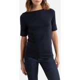 T-shirt met boothals en korte mouwen LAUREN RALPH LAUREN. Katoen materiaal. Maten M. Blauw kleur