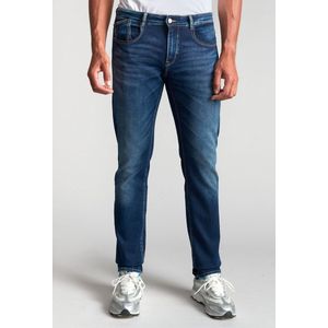 Rechte jeans 800/12 jogg LE TEMPS DES CERISES. Katoen materiaal. Maten 38 (US) - 54 (EU). Blauw kleur