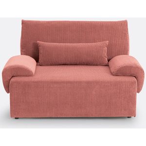 Maona - Fauteuil - Roze - Geribd Fluweel