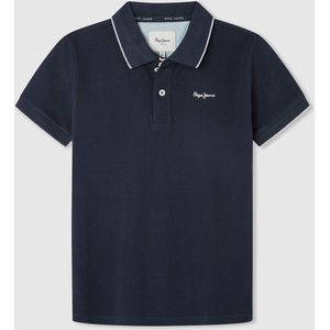 Polo met korte mouwen PEPE JEANS. Katoen materiaal. Maten 12 jaar - 150 cm. Blauw kleur