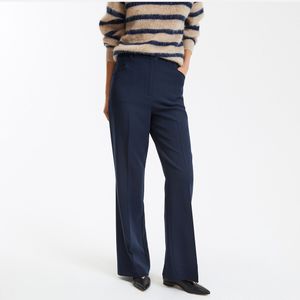 Flare broek LA REDOUTE COLLECTIONS. Polyester materiaal. Maten 48 FR - 46 EU. Blauw kleur