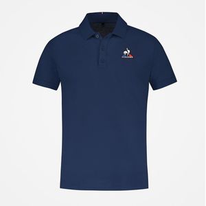 Polo met korte mouwen Essentiel LE COQ SPORTIF. Katoen materiaal. Maten L. Blauw kleur