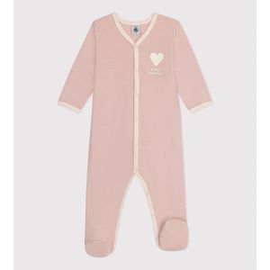 Pyjama in katoen PETIT BATEAU. Katoen materiaal. Maten 18 mnd - 81 cm. Roze kleur