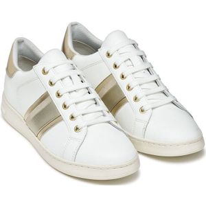 Ademende sneakers Jaysen GEOX. Leer materiaal. Maten 36. Wit kleur