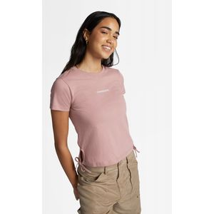 T-Shirt Wordmark Fashion Novelty CONVERSE. Katoen materiaal. Maten XL. Roze kleur