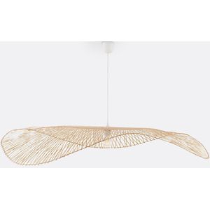 Hanglamp in bamboe Ø130 cm, Ezia LA REDOUTE INTERIEURS. Bamboe materiaal. Maten één maat. Beige kleur