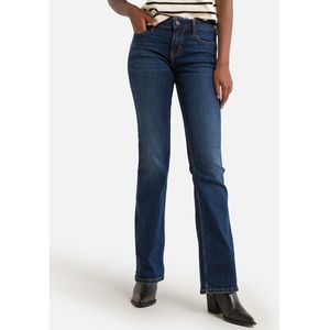 Bootcut jeans, medium taille ESPRIT. Katoen materiaal. Maten Maat 26 (US) - Lengte 32. Blauw kleur