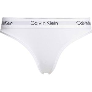 Slip in stretch katoen Modern Cotton CALVIN KLEIN UNDERWEAR. Katoen materiaal. Maten S. Wit kleur