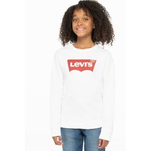Sweater LEVI'S KIDS. Katoen materiaal. Maten 16 jaar - 162 cm. Wit kleur