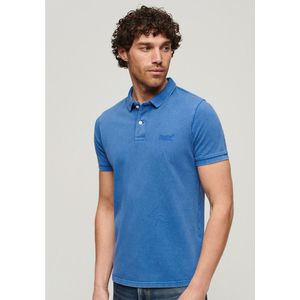 Polo met korte mouwen SUPERDRY. Katoen materiaal. Maten L. Blauw kleur