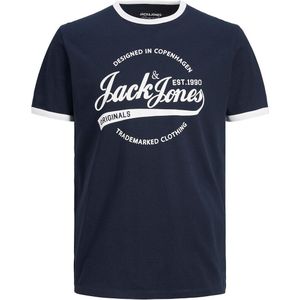 T-shirt met ronde hals Messi JACK & JONES. Katoen materiaal. Maten S. Blauw kleur