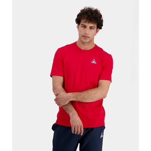 T-shirt korte mouwen essentiel LE COQ SPORTIF. Katoen materiaal. Maten L. Rood kleur