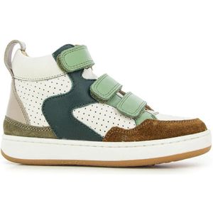 Sneakers in leer Teams Jog Scratch SHOO POM. Leer materiaal. Maten 25. Wit kleur