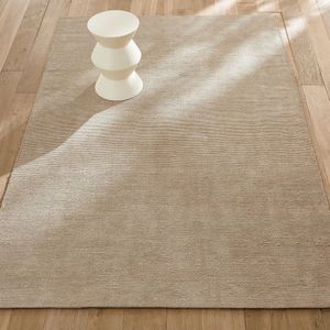 Handgeweven tapijt, katoen en jute, Yesit AM.PM. Jute materiaal. Maten 160 x 230 cm. Beige kleur
