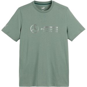 T-shirt met korte mouwen Motorsport Mercedes PUMA. Katoen materiaal. Maten L. Groen kleur