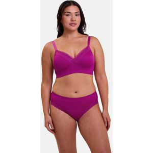 Slip Agathe SANS COMPLEXE. Polyamide materiaal. Maten XXL. Roze kleur