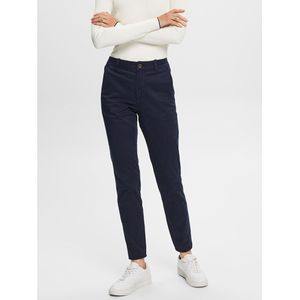 Broek, chino snit, L32 ESPRIT. Katoen materiaal. Maten 36 FR - 34 EU. Blauw kleur