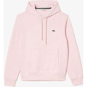 Hoodie in katoen LACOSTE. Katoen materiaal. Maten XL. Roze kleur