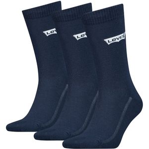 Set van 3 paar sokken, gerecycled katoen LEVI'S. Katoen materiaal. Maten 39/42. Blauw kleur