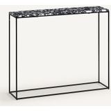 Console met terrazzo, Mahaut. AM.PM. Terrazzo materiaal. Maten één maat. Wit kleur