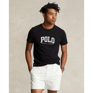 Recht T-shirt met logo POLO RALPH LAUREN. Katoen materiaal. Maten M. Zwart kleur