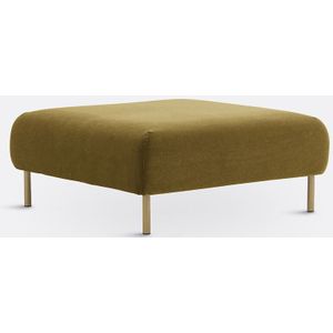 Modulaire poef in fluweel, Agatha LA REDOUTE INTERIEURS. Fluweel materiaal. Maten één maat. Groen kleur