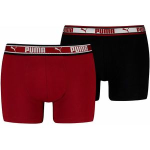 Set van 2 boxershorts Dual PUMA. Bio katoen materiaal. Maten XXL. Zwart kleur