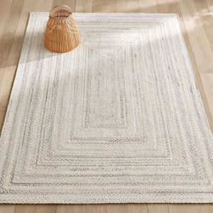 Chini - Geweven Vloerkleed - Beige - Gerecycled Polyester