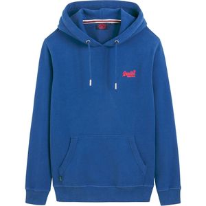 Hoodie met logo Essential SUPERDRY. Katoen materiaal. Maten XXL. Blauw kleur