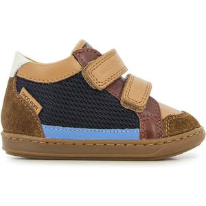 Sneakers Bouba Easy Co SHOO POM. Leer materiaal. Maten 26. Kastanje kleur