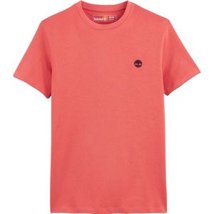 Slim T-shirt met ronde hals Dunstan River TIMBERLAND. Katoen materiaal. Maten XL. Roze kleur